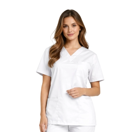Bluza chirurgiczna biała roz. M